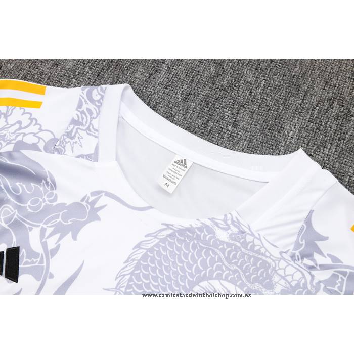 Chandal del Real Madrid Dragon 24-25 Manga Corta Blanco - Pantalon Corto